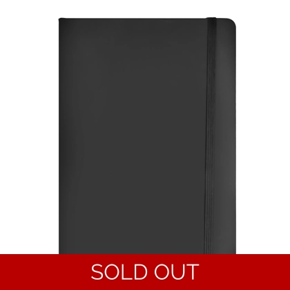 A5 PU Leather Notebook - Black